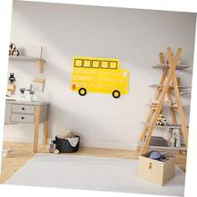 Homoyoyo Organizador Pared Bus Escolar con Transparentes Aprendizaje del Alfabeto Decoración de Aula y Organización Maestros - 1 - Ver 2