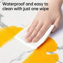 20/50 piezas Cycleader Lujoso Aspecto de Mármol Europeo Pegatinas de Vinilo Autoadhesivas, Fácil de Limpiar, Resistente al Agua y Removible para Decoración de Cocina, Baño y Dormitorio