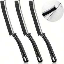 1 pièce Brosse de nettoyage des fentes multifonctionnelle - Pas besoin de grattoir électrique, convient pour la cafetière, la salle de bain, les toilettes, la machine à laver, l'évier de cuisine, les tuyaux d'évacuation et les joints de carrelage, en plastique pour les espaces étroits - Multicolore - Voir 3