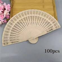 Bộ 10/20/100 chiếc quạt xếp gỗ thơm rỗng tùy chỉnh, độc quyền cho đám cưới lãng mạn, thêm phần quyến rũ cho tình yêu của bạn, nhỏ gọn và tiết kiệm không gian, quạt kiểu Trung Quốc cổ điển dành cho phái nữ, thiết kế trăng sao cho đám cưới, lãng mạn, tình yêu vĩnh cửu. - Quạt dạng lưới - Xem 14