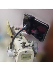 1pc Universal Phone Holder - Flat Car Mount With Dual Magnets, Shock-Proof, Rotatable, Compatible With Sewing Machines, Overlock Machines And Kan Car - Multicolor - View 1