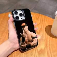 J-John-C-Ca Phone Case For  16,15,14,13,12,11,Pro,MAX Gray Matte Silicone Black Cover.Holiday Phone Accessories. - Z8 - View 8