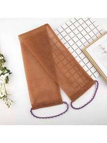 1 Piece African Exfoliating Net Sponge, African Bathing Back Scrubbers, Shower Net Body Scrubber With Pull Strap - Multicolor - View 6