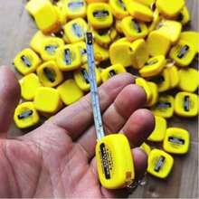4/8/12pcs 1m/3.3ft Retractable Key Chain Tape Measure - Stainless Steel Compact Pocket Ruler With Dual Color Key Ring (Yellow/Green/Blue/Red) - Metal Tape, Suitable For DIY, Crafts, Travel - Ideal Gift, Key Chain Ruler, Mini Measuring Tape, Versatile Pocket Tape Measure, Retractable, Metric/Imperial, Construction Party Favors, Birthday Presents, Daily Use - Multicolor - View 7