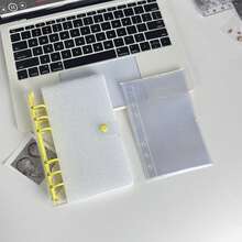 1pc A6 Transparent Sticker Book, Loose-Leaf Binder, Sticker Album, Sticker Pages, Stamp Collection Book, Pocket Book, 3D Stickers, Sticker Book, Photo Storage Sleeves, Book Cover, Trading Card Box, Photo Album, Budget Planner, Diary, Notebook, Office Supplies - Multicolor - View 21