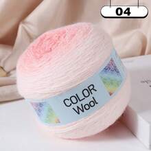 200g Gradient Chunky Knitting Yarn, Rainbow Color Variegated Yarn For DIY Hand Knitting, Crochet, Fashion Sweaters, Shawls, Coats, Headbands, Hats, Accessories