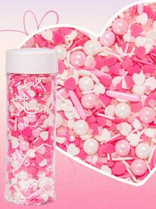 Edible Sprinkles For Valentine's Day And Wedding Cake Decoration, Pink Heart-Shaped Candy Pearls, Perfect For Valentine's Day Cakes And Wedding Party Cakes; Ideal Toppings For Cakes, Cupcakes, Cookies And Ice Cream, Suitable Supplies For Valentine's Day, Mother's Day, Birthdays And Wedding Parties - Multicolor - View 31