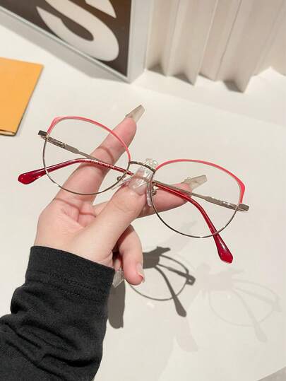 1 Pair Couple's Korean Style Lightweight Eyeglasses, Fashionable Gift For Valentine's Day