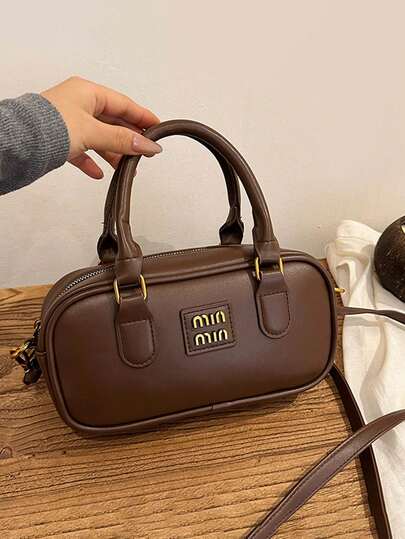 2025 Nouveau sac de bowling mode femme d'hiver, sac à bandoulière polyvalent, sac bandoulière de créateur, pochette en PU