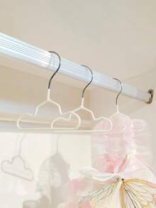 5pcs Pet Clothes Hangers, Space-Saving Metal Pet Garment Hangers, Durable And Easy To Use, Suitable For Small To Medium Pets - Multicolor - View 4