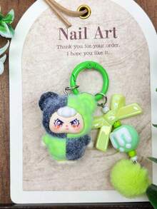 1 chiếc móc khóa/mặt dây chuyền xe hơi/túi xách 3D hình hoạt hình dễ thương, quà tặng sáng tạo phù hợp cho học sinh và sử dụng hàng ngày. - Nhiều màu - Xem 16