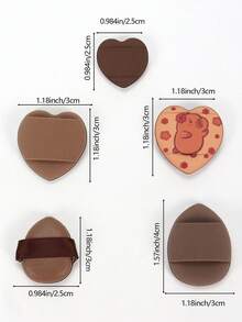 10/20/30/50/100个迷你美妆蛋，粉底晕染美妆蛋，适用于液体、膏状和粉状产品，打造无瑕妆容，多色美妆蛋，不含乳胶，干湿两用粉底美妆蛋，适合所有肤质，赠品，旅行，平价好物，旅行必备 - 彩色 - 查看 11