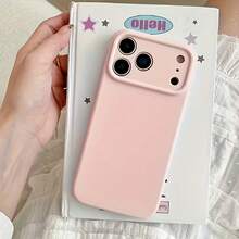 Funda para teléfono compatible con iPhone 17 Air/16e/15/14/13 Pro, Pro Max, Plus, orificio de precisión + funda suave, agarre cómodo, colores ricos y versátiles, a prueba de golpes, adecuada para hombres y mujeres - Negro - Ver 6