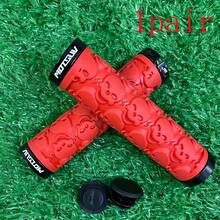 1 Pair Motorcycle/Bicycle/Scooter Handlebar Grips, Heavy-Duty Skull Lock Design, Multi-Color (Red/Green/Black), Sliding Handlebar End Caps With Locking Mechanism, Suitable For Motorcycle, ATV, Folding Bike, Bicycle Accessories, Motorcycle Accessories - Multicolor - View 10