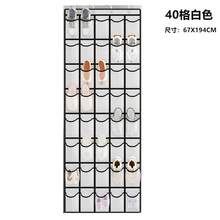 Multi-Layer Non-Woven Fabric Large Diamond Shaped Hanging Shoe/Boot Wardrobe Storage Rack Organizer Bag - Multicolor - View 8