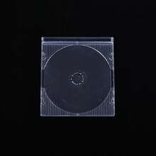 Caja de almacenamiento de CD/DVD de plástico transparente, cajas de un disco, soporte de CD vacío estándar para el hogar, 5/10 Uds. QVA7 - 10 piezas - Ver 5