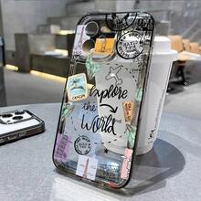 It Is The Best Gift Choice For Friends Or Family. 13 Case Holiday Limited Edition Holiday Special Offer Great For Holiday Parties Valentine's Day Gifts Minimalist New Style Holiday Gift Clear Phone Case  Case Ldeal Holiday Present New Year Special Offer 17 Pro Max Case Waterproof Anti-Fall Scratch Resistant Festival Gift Suitable For Gifting To Lovers 14 Case 16 Promax Case Custom Phone CaseTranspart Phone Case For 16 Pro 13 17 14 11 12 15 Pro Max 16e XR 7 Plus SE Travel-Inspired Airplane Route Design Cover. Christmas Accessories. - 清除 TQ43 - 查看 3