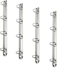 Carpetas A4 De Metal, 4 Uds. Carpetas De Anillas De Metal Tamaño A4 Carpetas Circulares Carpetas De Anillas De Hierro para Álbumes de Recortes de - 1 - Ver 1