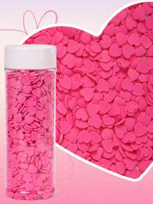 Edible Sprinkles For Valentine's Day And Wedding Cake Decoration, Pink Heart-Shaped Candy Pearls, Perfect For Valentine's Day Cakes And Wedding Party Cakes; Ideal Toppings For Cakes, Cupcakes, Cookies And Ice Cream, Suitable Supplies For Valentine's Day, Mother's Day, Birthdays And Wedding Parties - Multicolor - View 16