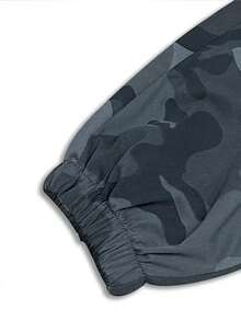 男士迷彩战术工作裤，1条装，可调节抽绳腰带，适合户外运动、徒步旅行、旅游；均码，情人节好礼。 - 灰色 - 查看 6