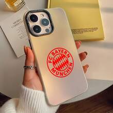 Logotipo del  de Múnich en rojo y blanco sobre fondo blanco. Esta elegante funda es compatible con los modelos  16, 15, 14 Pro Max, 13, 12, 11, XR y XS Plus. Fabricada en silicona TPU, ofrece protección contra golpes y caídas, además de una sensación superior. Es un regalo ideal para familiares, amigos y seres queridos, y una opción perfecta para Navidad.fundas para  13,funda  13,funda  16,fundas ,funda  15,funda para ,fundas para  16,fundas  11,fundas  15,funda  17,protector para ,funda  14,fundas  12,fundas  14,funda  17 pro max,fundas  13,fundas> - Blanco - Ver 7