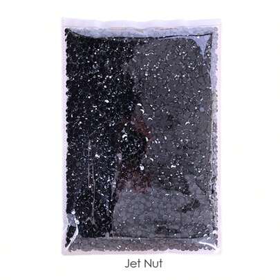 3mm, 4mm, 5mm Black Resin Rhinestones, Flat Bottom Diamonds, Black Non-Hot-Fix Crystal Diamonds, Suitable For DIY Crafts, Cups, Bottles, Glassware, Clothing, Bulk Shiny Crystal Stones, Craft Decoration