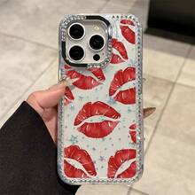 Funda para iPhone 17 Air/16e/15/14/13/12/11 Pro, Pro Max, Plus, funda suave de TPU, marco transparente con diseño de diamante, mejora la textura del teléfono, lujo discreto - transparente - Ver 2