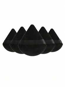 50合1天鹅绒粉扑，多功能化妆工具，粉扑，气垫粉扑，湿湿两用化妆海绵，可重复使用化妆海绵，散粉扑，美妆小工具，美妆海绵，面部化妆工具，粉扑，不含乳胶，气垫粉扑，适用于粉底液、BB霜、遮瑕膏等化妆品，适合所有肤质 - 黑色 - 查看 14