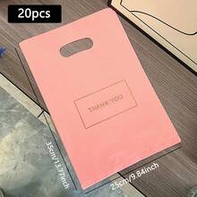 20/50pcs High-Quality Gift Bags, Suitable For Clothing Stores, Shopping And Party Gifts, Also Suitable For Weddings, Birthdays And Other Occasions - Plastic Craft Bags For Small Businesses And Events - Multicolor - View 21