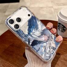 Dragon phone case For  11 12 13 14 15 16 17 Pro Max 14 15 16 Plus 17 AIR 16e Luxury fashionable acrylic magnetic wireless charging hard case cover - ykl Dragón Transparencia 45LR - Ver 2