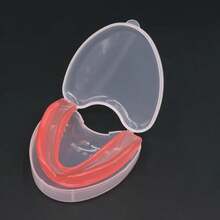 Sports Mouth Guard Boxing Sanda Karate Taekwondo Fighting Game Training Anti-Molar Protect Basketball Football Stereotype Safety - 藍色有盒 - 查看 6