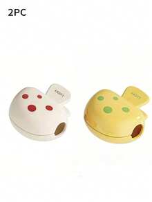 2pcs Portable Toothbrush Holder, Travel Toothbrush Protective Case, Dustproof, Storage Box, Durable Plastic, Washable, White, Red, Yellow, Suitable For Family, Business Travel And Outdoor Adventure, Portable Toothbrush Case, Easy To Clean Material, Waterproof And Dustproof, Travel Kit - Creamy White + Lemon Yellow - View 12