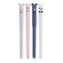 Bút xóa hình gấu bông, bút xóa nhiệt hình hoạt hình, loại trung tính, có thể tẩy được (4/8/12 chiếc). - Nhiều màu - Xem 4