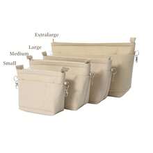 1 件毛毡面料多功能可水洗大容量袋女士化妆包桌面收纳袋洗漱包储物袋返校用品返校必需品 - 酒紅色 - 查看 4