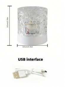 16-Color RGB Aurora Projection Night Light - Plug-In USB, Button Control To Switch Colors, Realistic Aurora Simulation, Suitable For Bedroom, Sleep Aid, Decorative Room (No Installation Required) - Multicolor - View 9