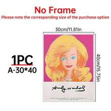 1 pieza Impresión artística en lienzo con diseño de dibujos animados con inspiración retro, póster de arte pop moderno, arte de pared en lienzo, póster de habitación, decoración del hogar, suministros de decoración de habitación, decoración de dormitorio, decoración de sala de estar, marco opcional - 1 pieza - Ver 16