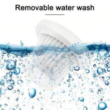 SOKANY 5pcs/10pcs Washable Replacement Filters For Portable Vacuum Cleaner, Reusable, Easy To Clean, Anti-Clogging, Detachable, Maintains Strong Suction, Extends Machine Lifespan, Suitable For Most Handheld Vacuums - White - View 5