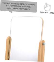 BESTYASH Espejo de Maquillaje Base de Escritorio Espejo Cosmético 360 Grados para Mujeres Decorativo