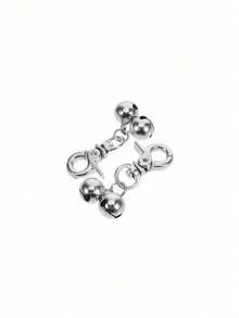 1pc/2pcs Pet Vocal Bell, For Dog Training, Kitten Jingle Collar Pendant, Pet Collar Bell Decor, Cat Accessories, Dog Collar Pendant, Random Color