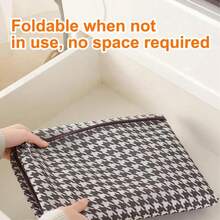 1 pieza/2 piezas Bolsa de almacenamiento de armario de tela, caja de almacenamiento de ropa y edredones de gran capacidad con cremallera de tela no tejida, a prueba de agua, moho y humedad, plegable - Gris - Ver 9