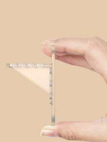 12/8/4/1 Piece Of No-Drill Rack Support Hooks, Transparent Plastic Sticky Wall Hanging Bracket, Suitable For Closet And Cabinet Organization, Easy To Install, Right Angle Support, Invisible Design, Clothes Hanger Hooks, Practical Hooks - Clear - View 6