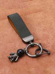 1pc Astronaut Keychain, Premium Keyring Pendant, Spring Clasp, Random 2 Styles, Couple Gift - Black - View 12