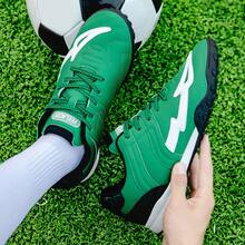 男士足球鞋，轻便专业运动足球鞋，男女通用运动鞋，适合足球训练 - 綠色 - 查看 2