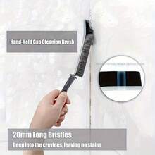 1pc Long Handle Crevice Cleaning Brush - Stiff Bristles, Effectively Removes Dust, Suitable For Doors, Windows, Bathroom, Kitchen And Walls, Cleaning Tool - 1 - View 6