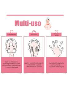 Lingettes nettoyantes jetables DEF (60 unités) pour le visage. Nettoyage délicat, douces et pratiques pour un usage quotidien. Idéales pour les routines de nettoyage. - Sans motif - Voir 8