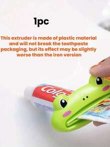 1pc Metal Manual Toothpaste Squeezer - Compression Type Toothpaste Dispenser, Space-Saving Kitchen Supplies, Toothpaste Compressor Suitable For Household Use, Daily Necessities. Also Applicable For Cosmetics, Creams, Medicines, Cat Food And Art Studio Paint Tubes, Reducing Waste, No Electricity Required. Toothpaste Squeezer, Cat Food Squeezer, Plastic Animal-Shaped Toothpaste Dispenser Suitable For Children, A Good Choice For Children's Day Gifts (Random Color And Style) - Multicolor - View 16