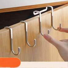 Móc treo cửa đôi hình chữ S bằng thép không gỉ, đa năng, lý tưởng cho việc sắp xếp đồ đạc trong nhà, phụ kiện treo bằng kim loại phù hợp với tủ bếp và phòng tắm, dễ lắp đặt, tiết kiệm không gian, thiết kế tối giản hiện đại, giải pháp lưu trữ gắn tường hoặc cửa chắc chắn nhưng trang trí đẹp mắt cho phòng đựng thức ăn, phòng giặt, lối vào và phòng ký túc xá. Tuyệt vời để sắp xếp dụng cụ, khăn tắm, phụ kiện và các vật dụng nhẹ. - Bạc - Xem 9