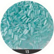 30g-600 perles de rocaille, 20 options de couleurs, perles de verre en tube de 2x6 mm, perles de riz en forme de tube torsadé, perles de pierre de soleil, perles de cristal, perles d'œil de chat synthétiques, pierres d'énergie, perles entretoise lâches, convient pour la fabrication de boucles d'oreilles, bracelets, colliers et bijoux DIY - 2 x 6 mm - 600 pièces - Voir 20