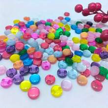 15/30/50/100Pcs Of Clothing Candy-Colored Buttons Shirt Button Sewing DIY Crafts - Multicolor - View 6