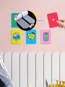 1008片黑白自粘式10mm直径魔术贴条，多用途工艺胶带，适用于家庭和办公室、服装DIY项目，2片/对 - 白色 - 查看 6